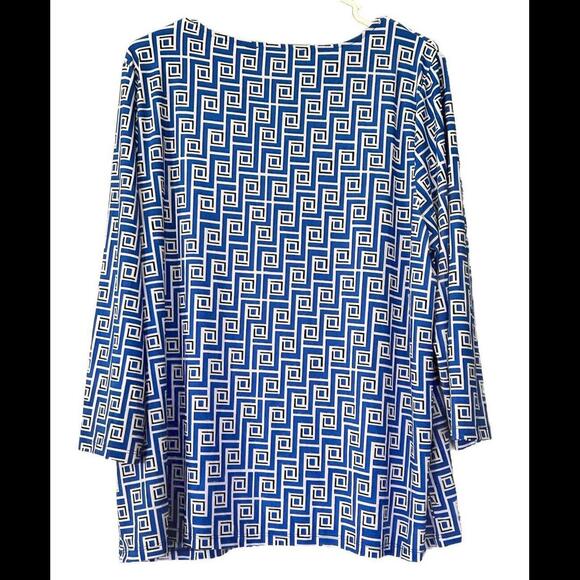 Black Label by Evan-Picone Women's Blouse Long Sleeve Size XL - Picture 4 of 5